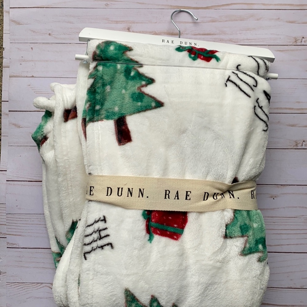 Rae Dunn Christmas Blanket - NWT 2021